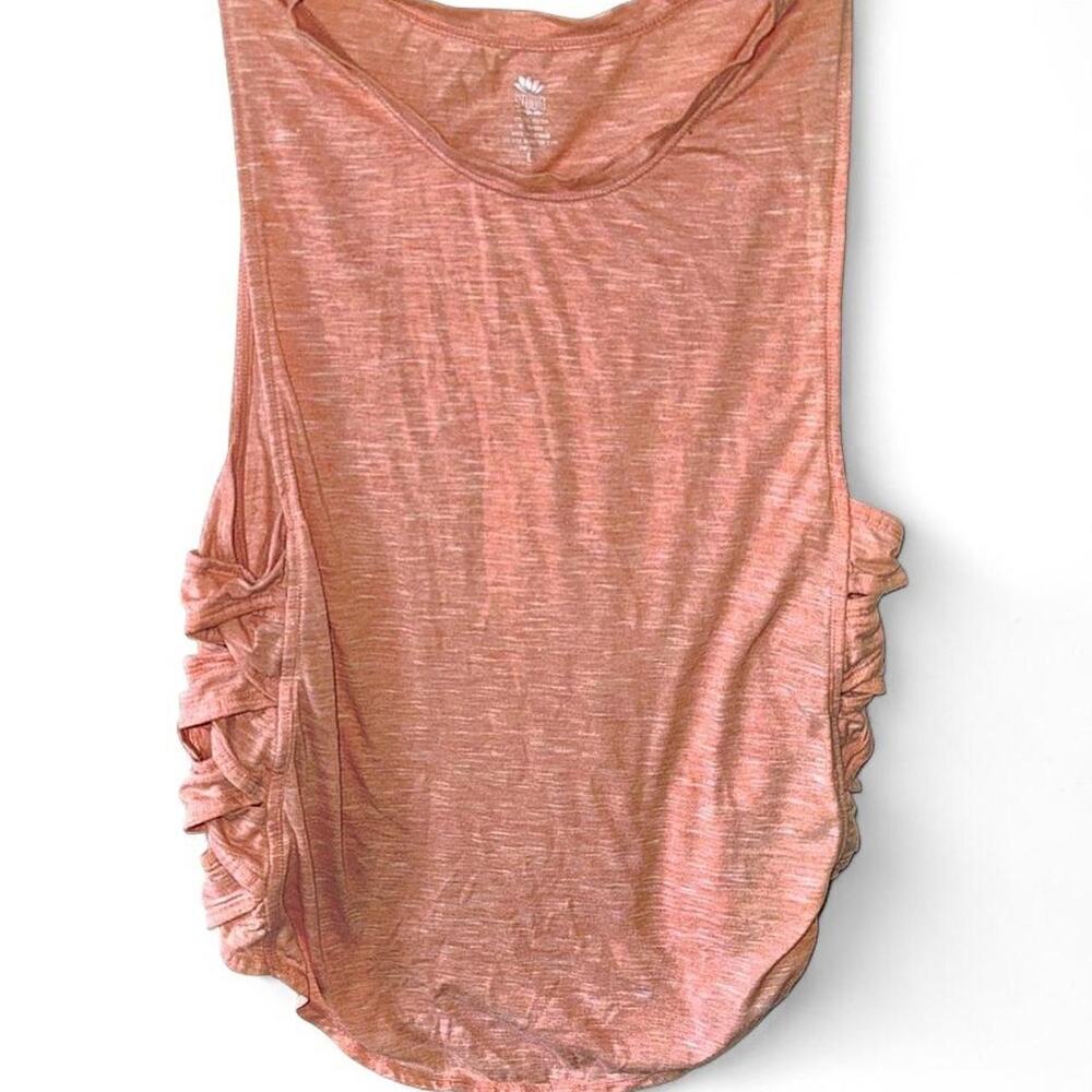 Studio pink zig zag sides tank